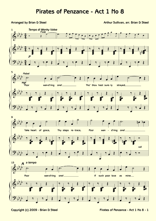 Sample from Vocal Score