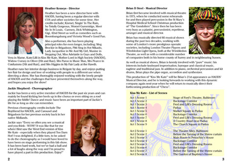 Chairman's Chat and Directors' Biographies