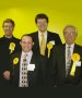 Photograph of the four Ealing Liberal Democrat councillors